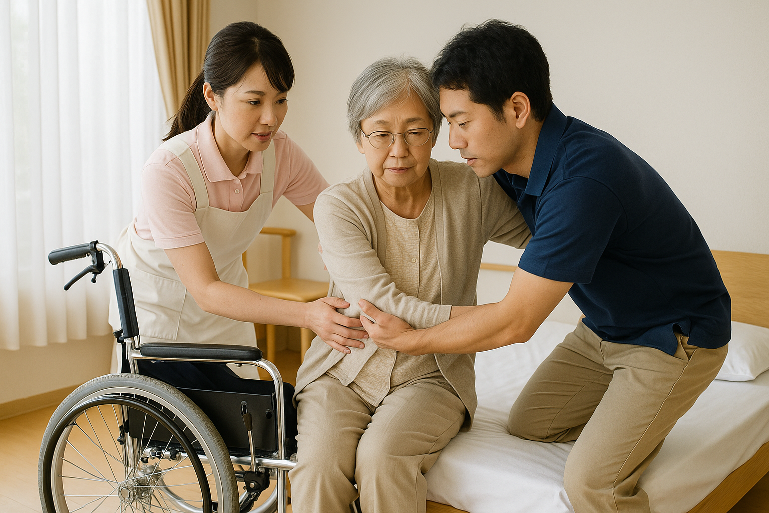 高齢者の移乗介助